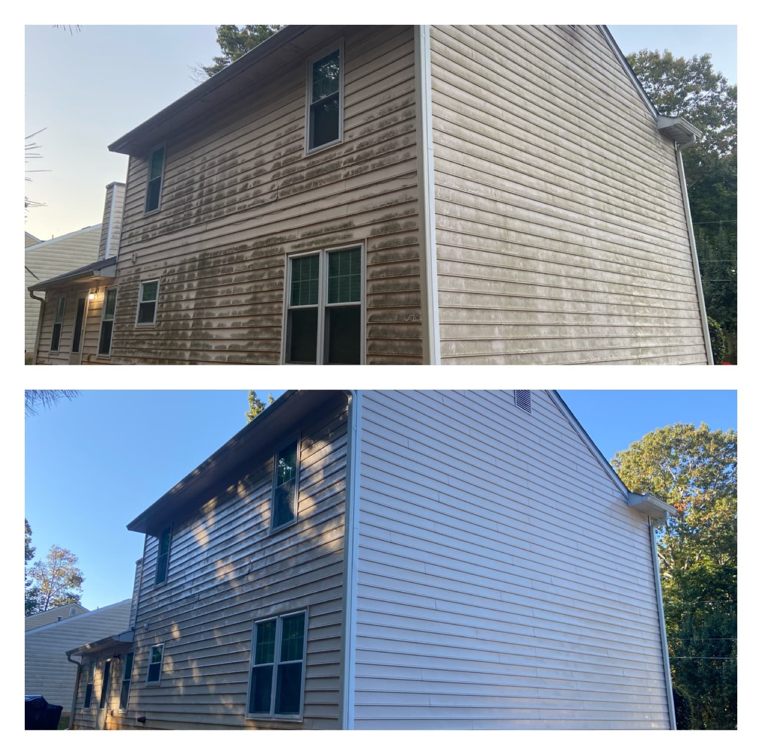 House washing results — Atlanta GA