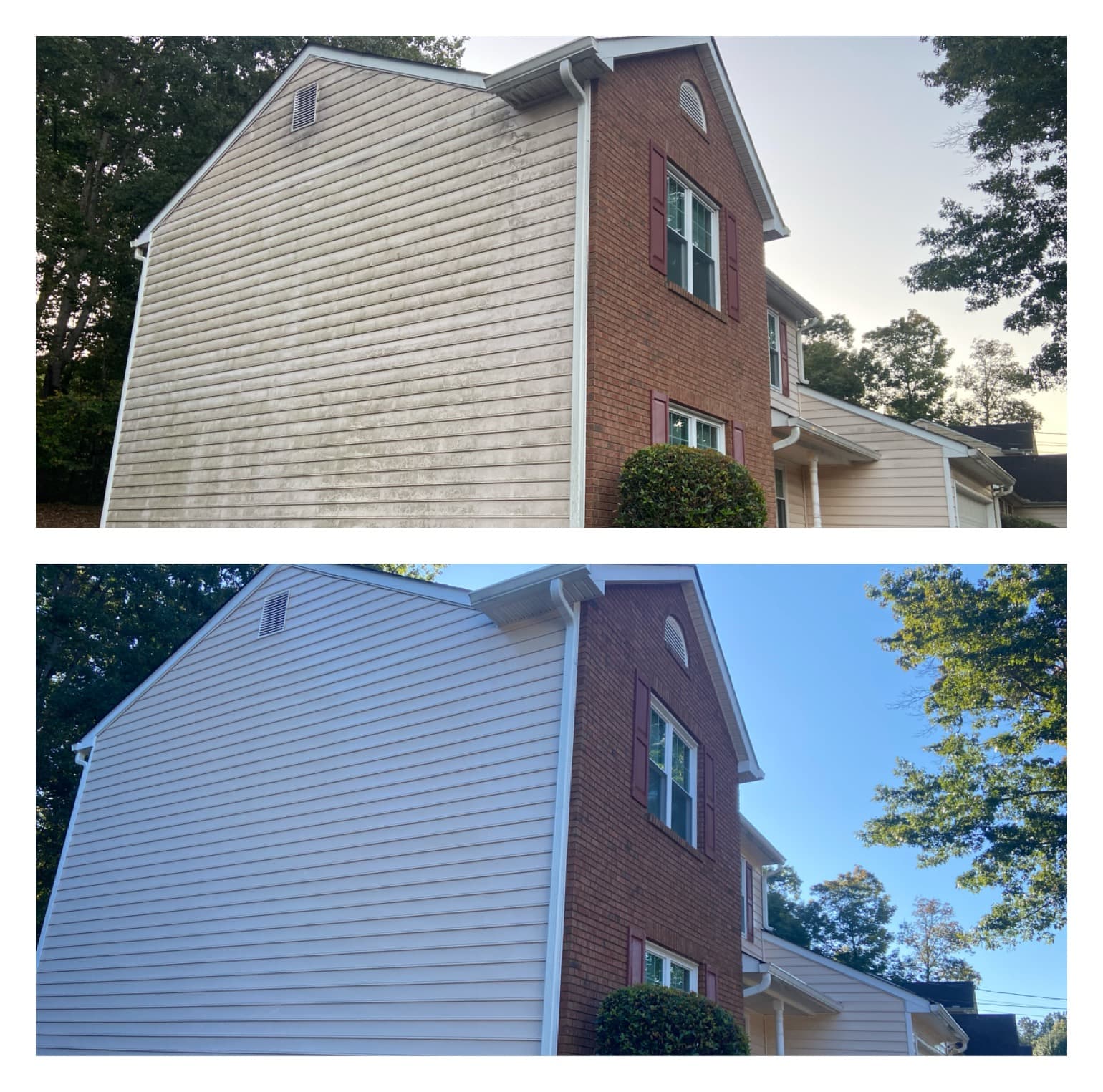 Brick house cleaning — Atlanta GA