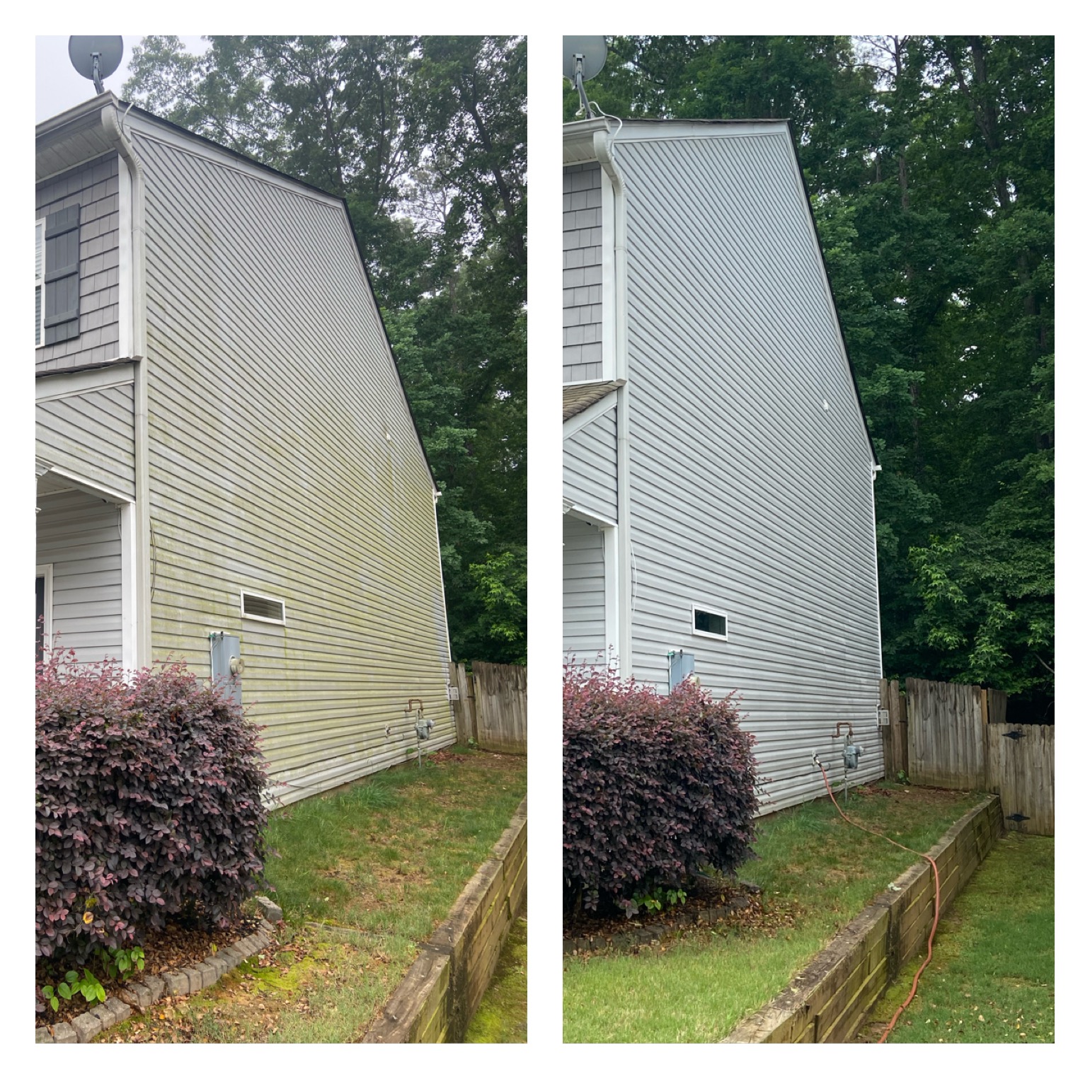 House soft washing results — Altitude Service Solutions